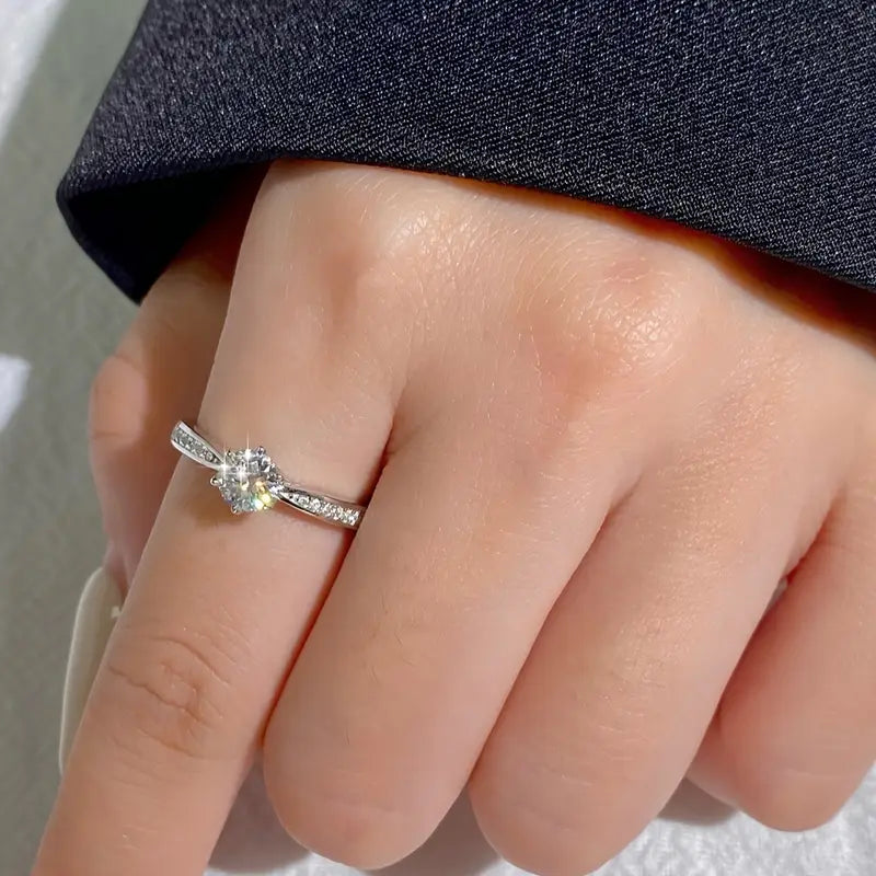 Sparkle of Elegance – Adjustable Ring