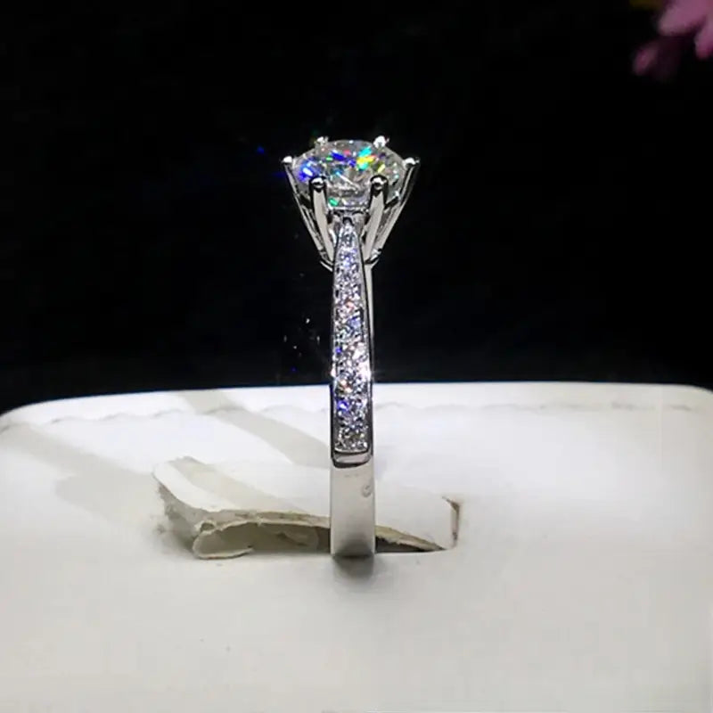 Sparkle of Elegance – Adjustable Ring